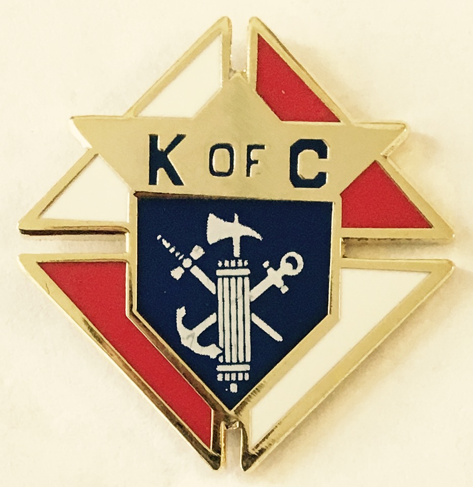 No. 1376 Emblem of the Order (3/4’’) Knights of Columbus Fraternal