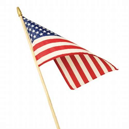 TEC-GM-FLAG - U.S. Flag on wooden dowel