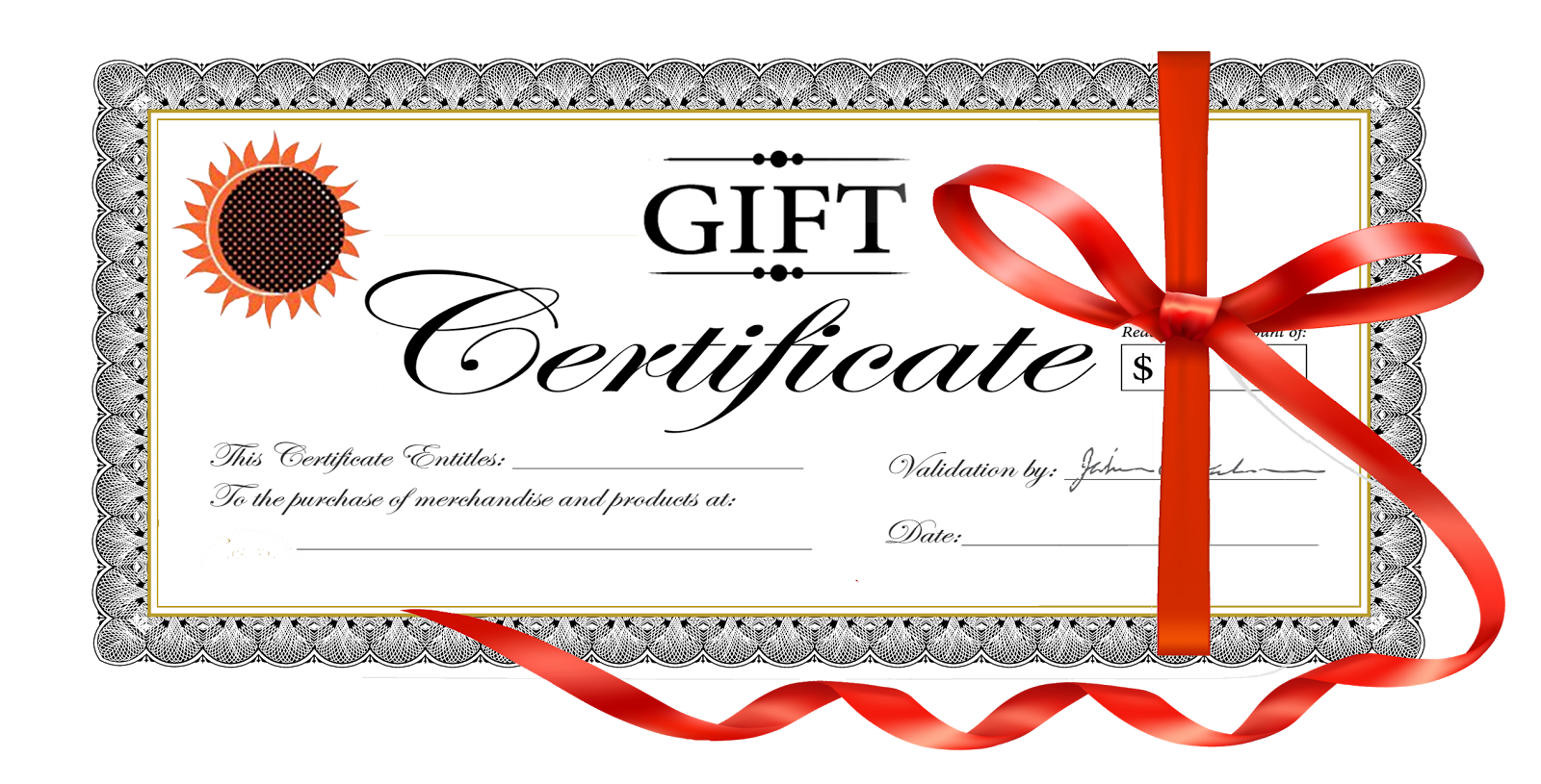 Gift Certificate  Le Fontane Italian Restaurant