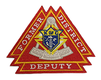 1900-FDD - Specialty Designed Embroidered Patch (NOT IRON ON)