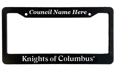 License/Tag Plate Holder: Council or Assembly