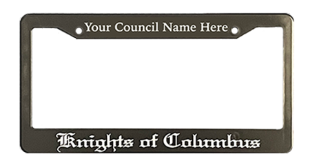 License/Tag Plate Holder: Council or Assembly