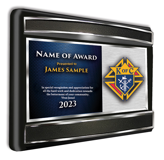 KofC Premier Panel Plaque