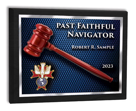 PFN Premier Gavel Plaque