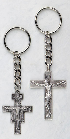 Oxidized Pewter Key Chain