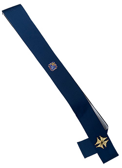 4C-DB Supreme Master / Supreme Knight - Service Baldric- (Dark Blue)