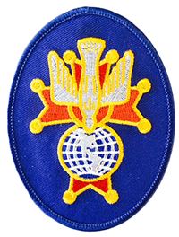 4th Degree Embroidered Oval Patches (IRON ON)