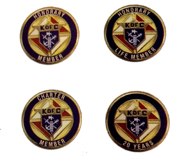 Member and Year Lapel Pins (1/2")