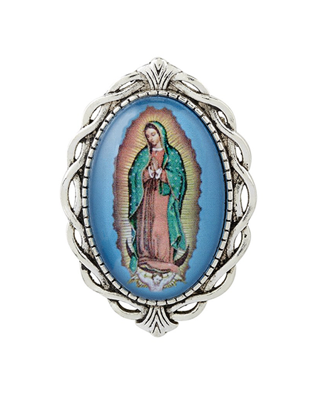 Our Lady of Guadalupe Ornate Lapel Pin