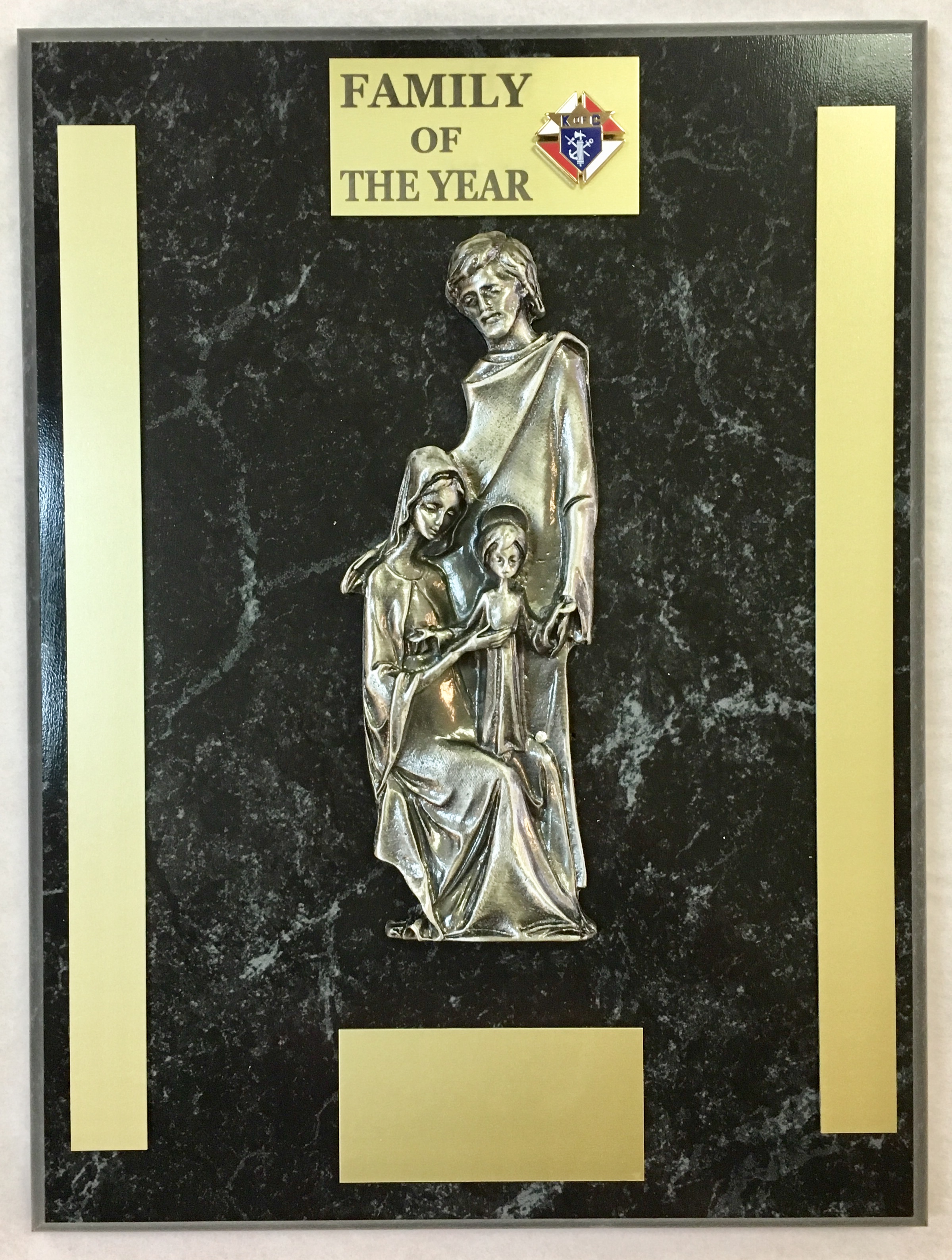 Family Of the Year Plaque