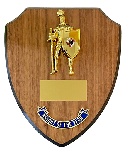 Knight of the Year Plaque
