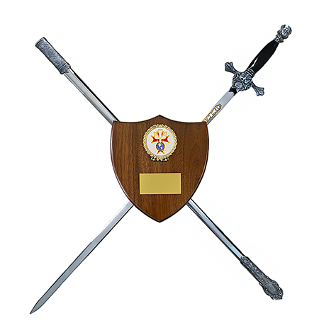 Sword AND Plaque combo for Wall Mounting