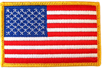 U.S. Flag Patch (NOT IRON ON)