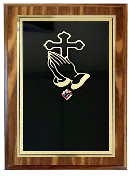 Praying Hands Plaque