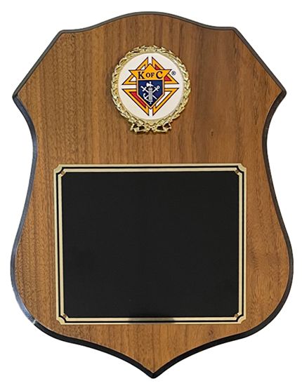 Large Shield Plaque